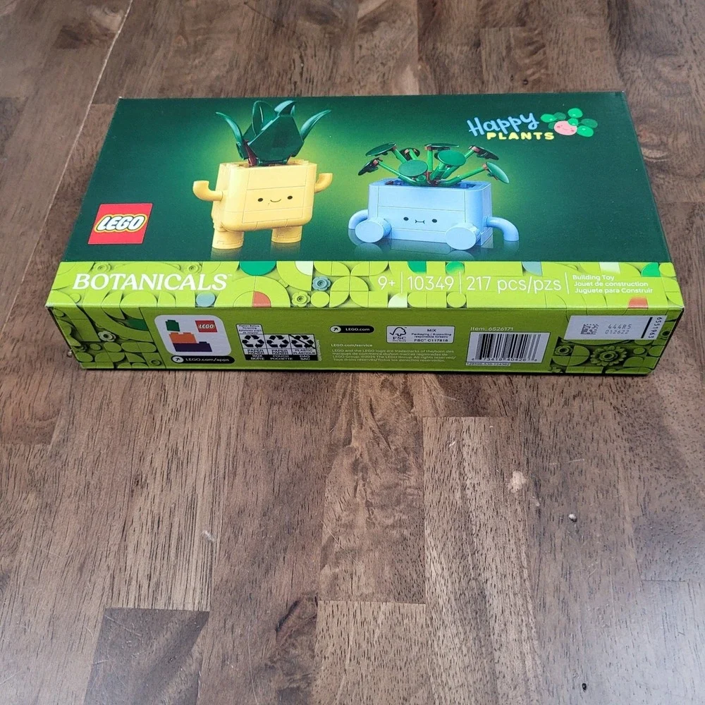 LEGO Botanicals Happy Plants Building Toy Set #10349 NIB Sealed